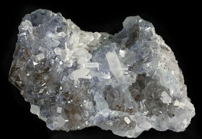 Blue Fluorite, Quartz, Pyrite, Fujian Province, China #31585